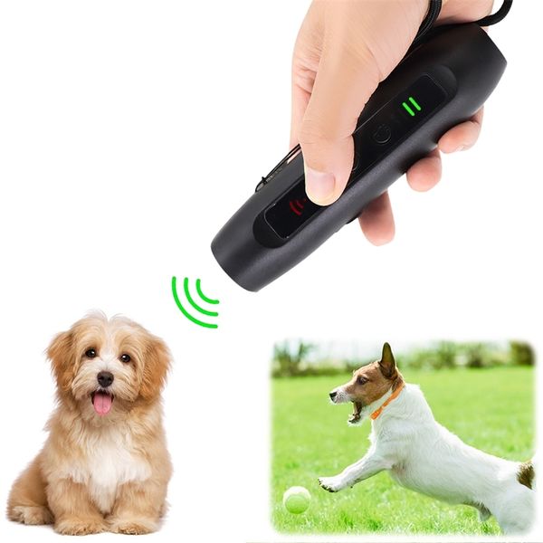 Deterrente per cani anti abbaiare Deterrente per cani 30000Hz Deterrente per cani ad alta potenza ad ultrasuoni con torcia BEEP Ultra Sound 220812