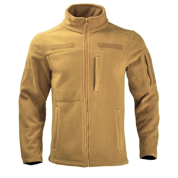 HAN WILD Cappotto in pile tattico Giacca da ciclismo per esterni Abbigliamento da escursionismo Campeggio Giacca termica militare Uomo Inverno antivento caldo 220516