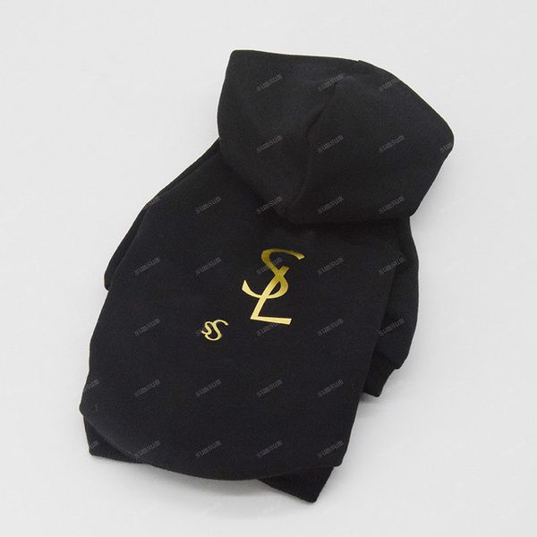 

Fashion Dog Clothes Vests Printing Sweater s Designers Letters Supply Coats For Puppy With Hat Pet Products Sumsum D2205213Z, Black
