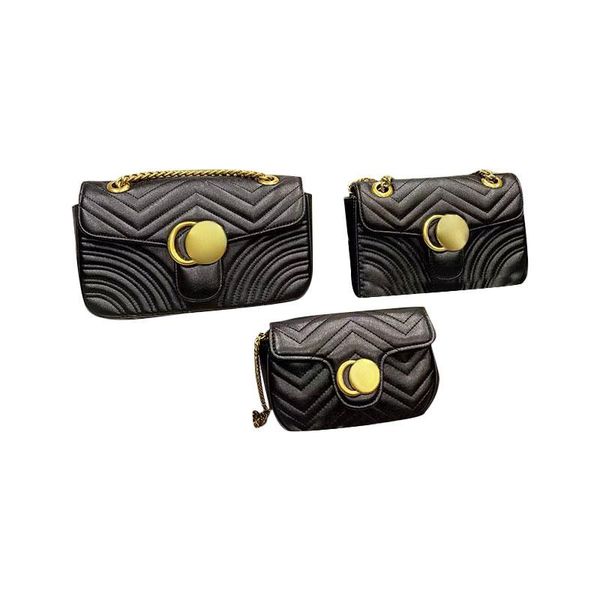 

marnot women handbags purses classic girls shoulder bags crossbody chain qaulity with box 18cm 22cm 26cm