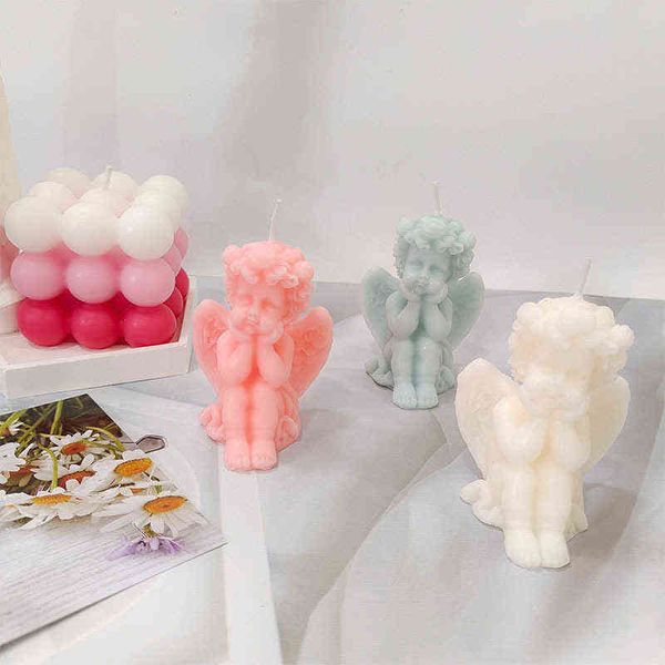 

factory outlet korean angel aromatherapy candle pbetterography props banquet hand gift customers home furnishings decoration