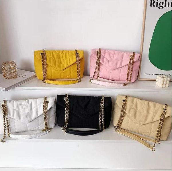 

premium classic design sanded niki messenger bag chain envelope bags deerskin gold hardware large logo embellished ladies daily casual commu
