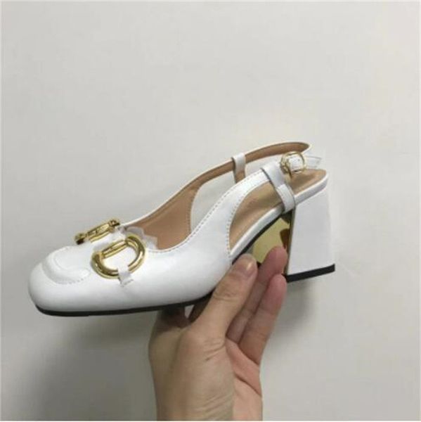 

luxury deva horsebit sandal slides high heeled slipper women fashion sandals genuine leather womens solid scuffs sandal heels slippers size, Black