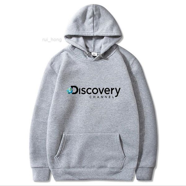 

autumn new mens winter hoodie discovery channel printing sweatshirt casual tracksuit male sportswear brand clothing sweat suit, Black
