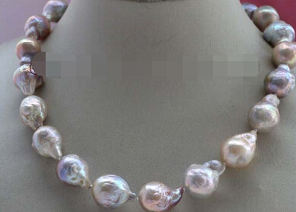 

multicolor baroque edison reborn keshi pearl necklace, Silver