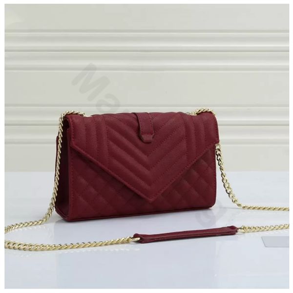 

ladies graceful shoulder bags genuine leather bag luxury designer crossbody bags fashion handbags new luxurious chain purses famous wallets