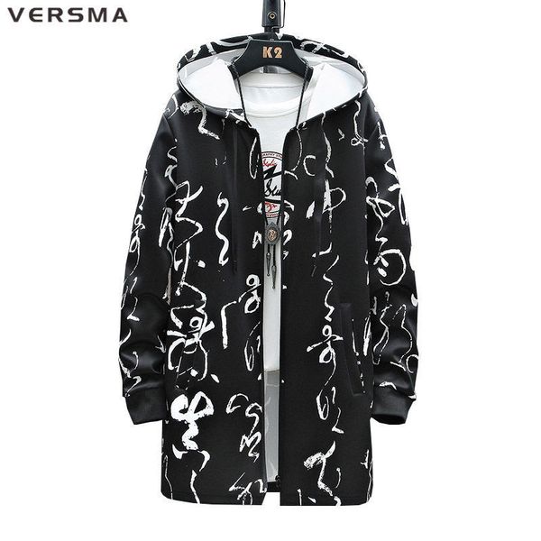 

men's trench coats versma korean harajuku vintage long mens cardigans trench male spring oversized long men trench coat overcoat men dr, Tan;black