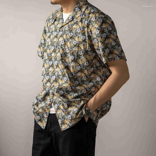 

men's casual shirts red floral aloha for men summer cotton beach hawaiian shirtmen's men'smen's eldd22, White;black