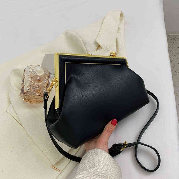 

women's shoulder bags vintage evening brand pu leather female designer handbags for women solid luxury bag woman crossbody g220712