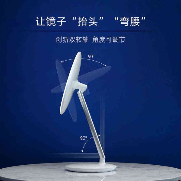 

factory outlet brand jiujiu mirror 2021 new deskmakeup led foldable and portable