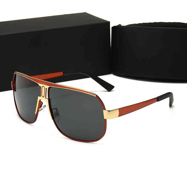 

sunglasses men's large frame polarized sunglasses fashionable metal anti ultraviolet mirror 8864 9rif, White;black