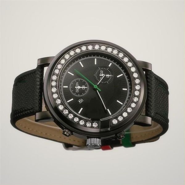 

casual watch famous brand men's women big dial crystal style leather strap quartz wrist watch gu13325a, Slivery;brown