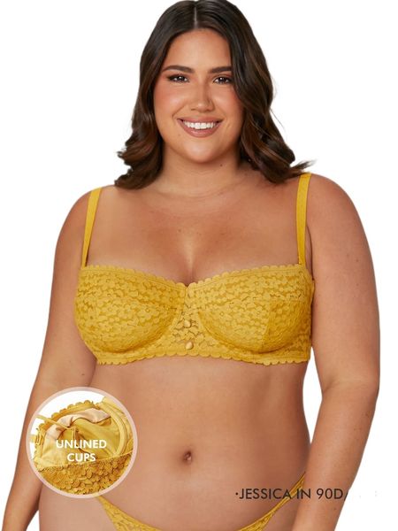 

luvlette plus lace strapless unlined balconette bra f9cc#, Black;white