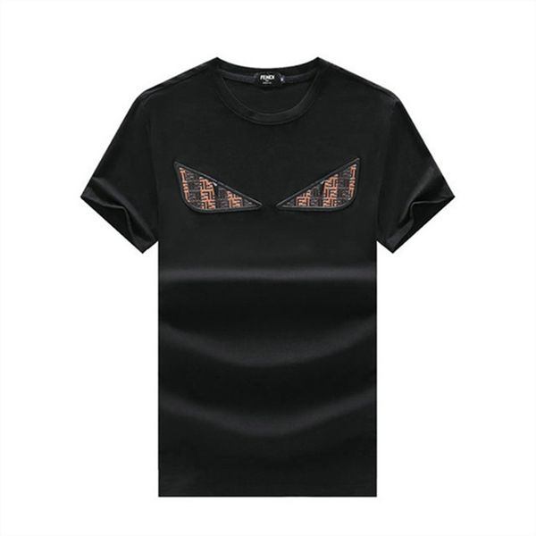 

new men's and women's t shirt official designer short-sleeved high-quality tshirt printing quick-drying anti-wrinkle luxury casual, White;black