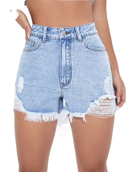 

ripped raw cut denim shorts 46mi#, White;black