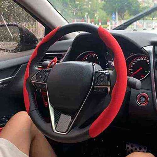 

1pc 2022 universal new wheel cover for car anti-slip handlebar cover carbon fiber pattern car accessories interior parts car product y220422