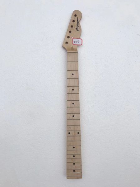 

professional custom neck for electric guitar glossy natural finished diy in stock #102