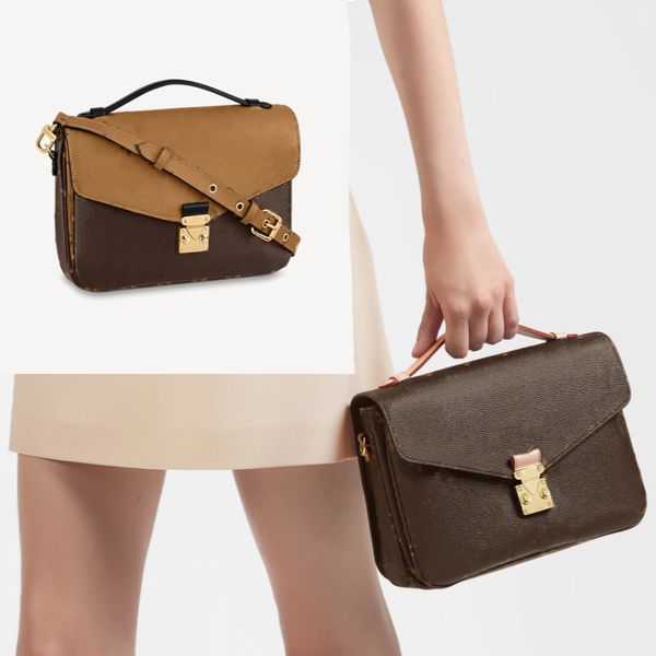 

messenger bag postman bags handbag purse classic letter print handle and detachable long shoulder strap cowhide leather trim coated canvas z