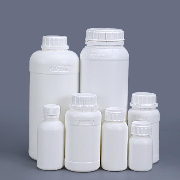 Vorratsflaschen, Gläser, leere runde Flasche, Widerstandslabor, Wissenschaftsbehälter, fluoriertes HDPE, 50 ml, 100 ml, 200 ml, 250 ml, 500 ml, 1000 ml
