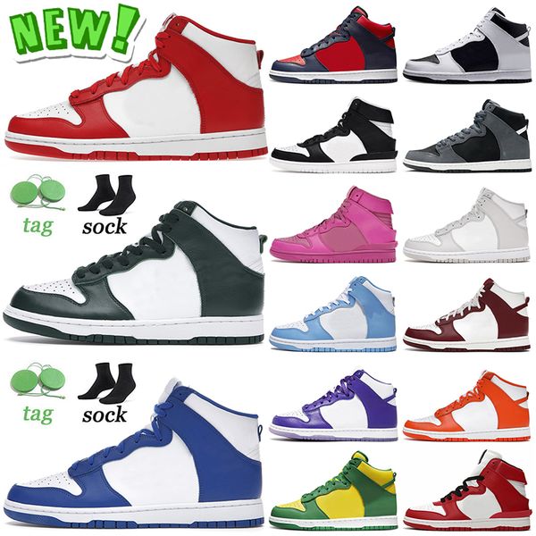 

new arrival designer high skate casual shoes white red spartan green game royal dark grey active fuchsia vast grey university blue varsity p, Black