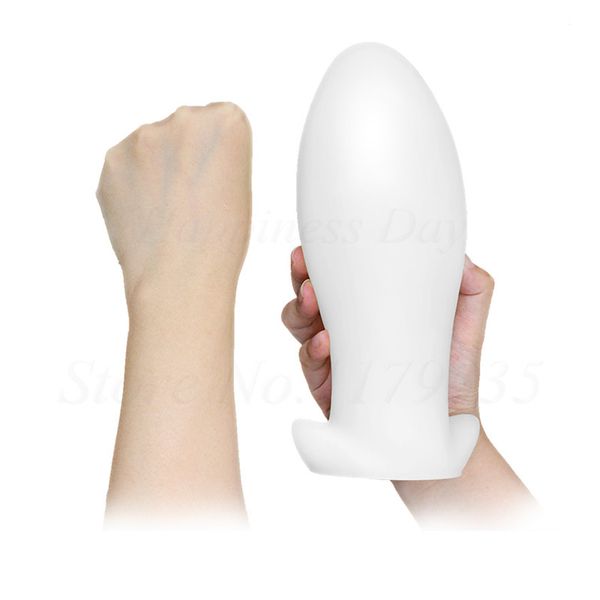 Gold Weiß Schwarz Riesige Anal Plug Buttplug Große Perlen Dilatator Stimulator Männlichen Prostata-massagegerät sexy Spielzeug Für Frau Männer