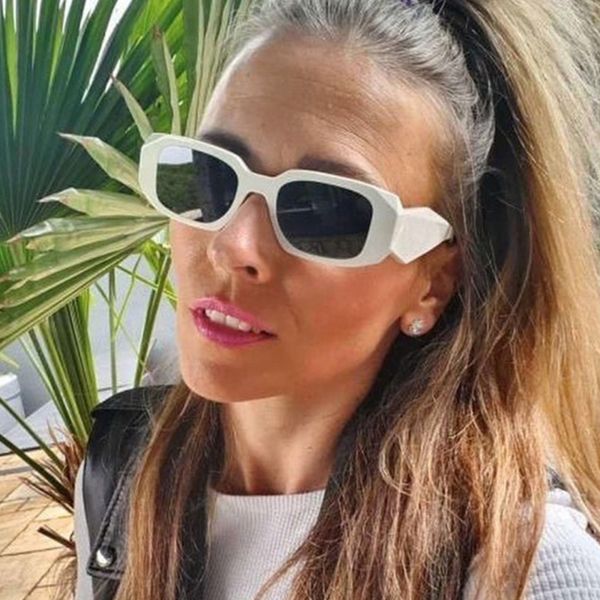 

small polygon rectangle women sunglass fashion retro brand digner square sunglass men classic white glass shad uv400, White;black