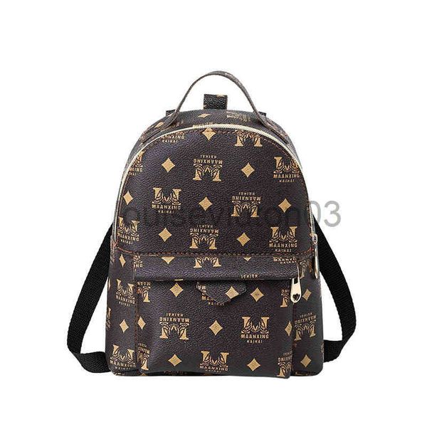 

designer bag leather backpack mens woman lovers double shoulder bag new printing leisure versatile soft leather travel sport backpack l7.87i