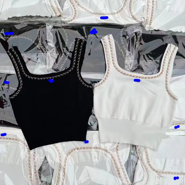 

610 l 2022 runway summer brand same style sweater white black crew neck short sleeve t shirt women's sweaters yl