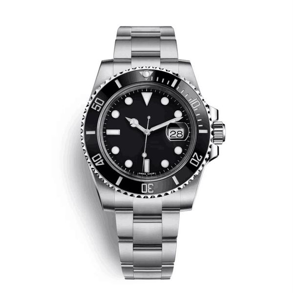 

high-quality watch 116610 men watch teel stainless automatic mechanical watch fashion simple style sport waterproof wristwatch 40m294r, Slivery;brown