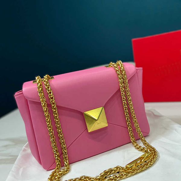 

mini rivet crobody bags slide chain shoulder women flap hbag fashion purse sheepskin leather 6 s clutch dinner bag metal buckle