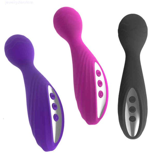 

mini small strong shock av stick female clitoris stimulation fun products