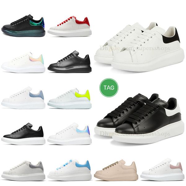 

2022 designer famous oversized casual shoes white black leather luxury velvet suede womens espadrilles trainers mens women flats lace up pla