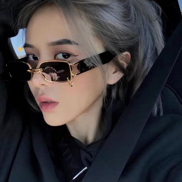 

combt retro sunglass women lady luxury brand digner punk metal frame vintage square sunglass female shad mirror uv400, White;black