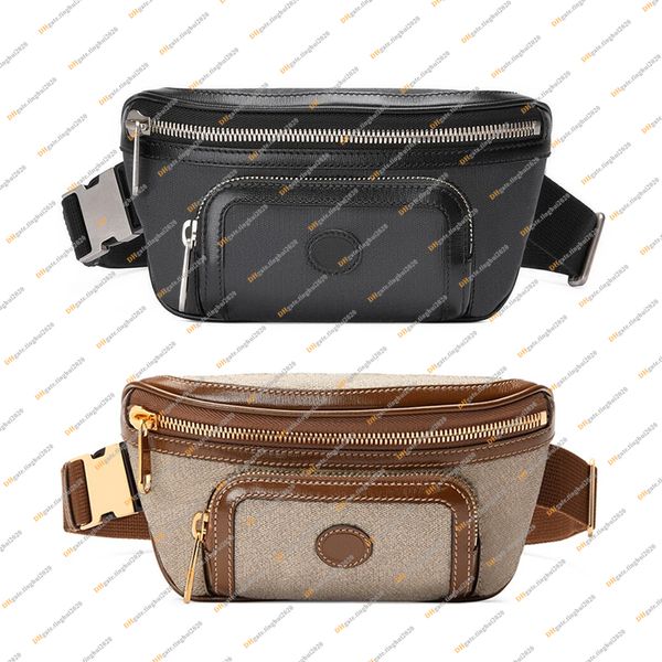 Unisex Moda Rahat Tasarım Lüks Retro Bumbag Bel Çantaları Crossbody Omuz Çantası TOTE Çanta Postacı Çantaları Yüksek Kalite TOP 5A 682933 Çanta Kılıfı