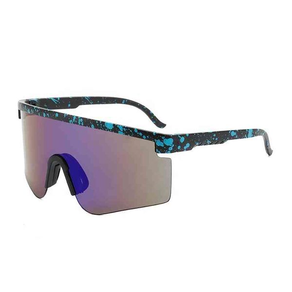 

windproof men's fashion new sports sunglasses can be customized, White;black