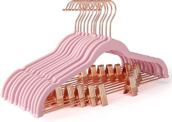 

nobemall durable suit hangers for space saving non-slip for skirts