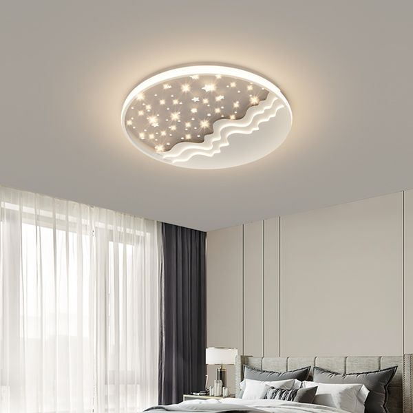 

modern romantic house ceiling light fixtures for living room art round star bedroom lamps creative moon led ceiling lamp simple bathroom hom