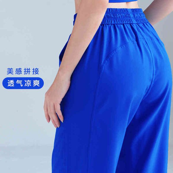 

women's shorts 2022 style high waist drawstring pocket lulu fitness pants loose leisure quick drying leggings women's sports vbg8, White;black