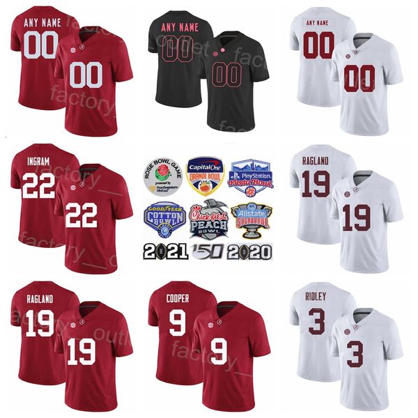 

ncaa alabama crimson tide football college 9 amari cooper jersey 1 nick saban 14 jake coker 19 reggie ragland 22 mark ingram 42 eddie lacy 3, Black