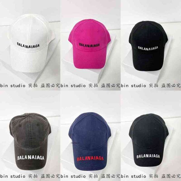 

designer ball caps paris b balencaigass letter printed b family baseball cap paris graffiti letter baseball cap star embroidered letter cap, Blue;gray