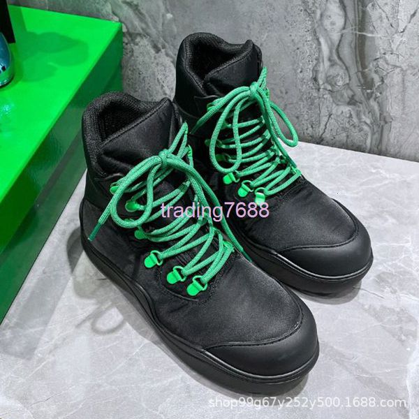 

boots boots bv21 autumn and winter mountaineering boots high shoes short female round head black low barrel locomotive