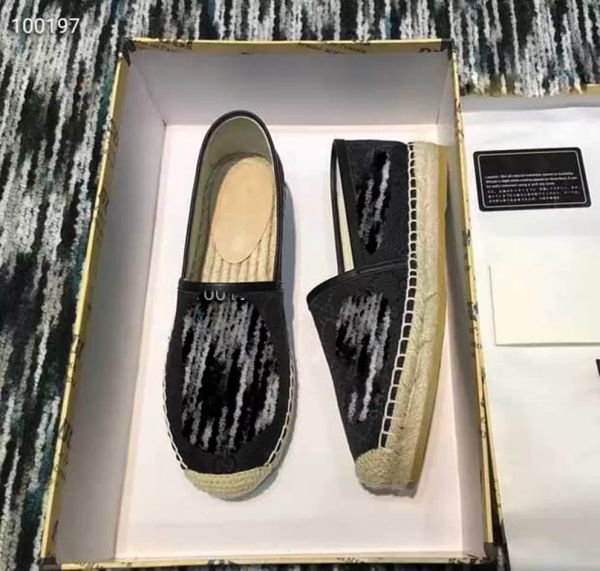 

designer withccletters espadrilles flats oversize women35-46 sneakers leather velvet black white red flat casual shoes platform sandal 2
