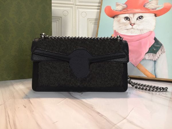 Borsa da donna mini pochette g portafogli da donna dionysuss 2022 Borse a tracolla Tiger Head Chiusura a catena Portachiavi con patta CrossBody Borsa a tracolla 5A 499623