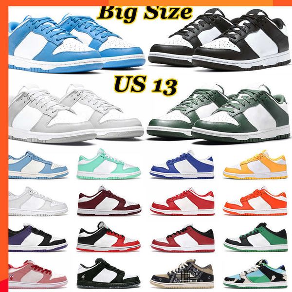 

big size designer mens sb dunks casual shoes low white black panda unc grey fog p dust coast mens women trainers sports sneakers 36-47
