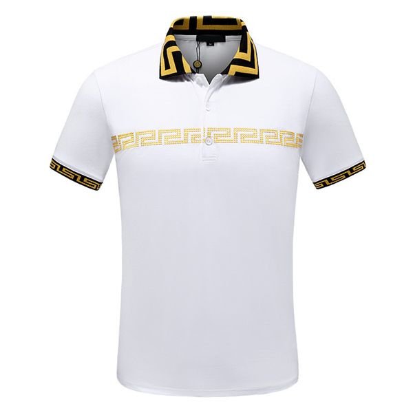 

mens polo shirt designer man fashion horse t shirts casual men golf summer polos shirt embroidery high street trend tee asian #34, White;black