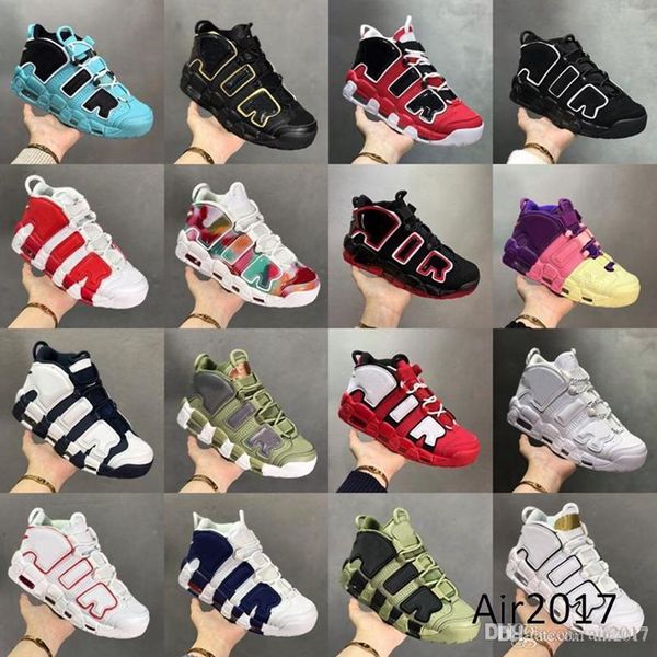 

more uptempos scottie pippen women mens basketball shoes black varsity red white camo trainers bulls hoops pack split unc university blue sn