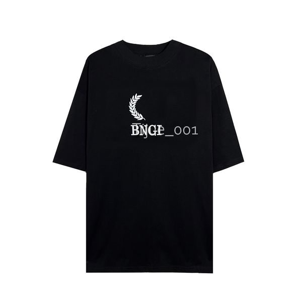 

22ss new france paris classic ear of wheat tee summer limited man street trend high end short sleeve fashion casual simple men women couples, White;black