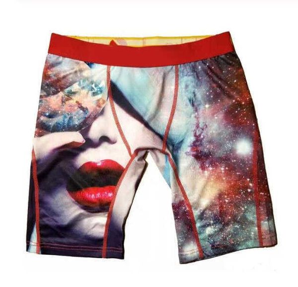 

mens underpants designer women boxers printed trendy hip hop sports underwear random style quick dry pants beach swim trunks rock, Black;white