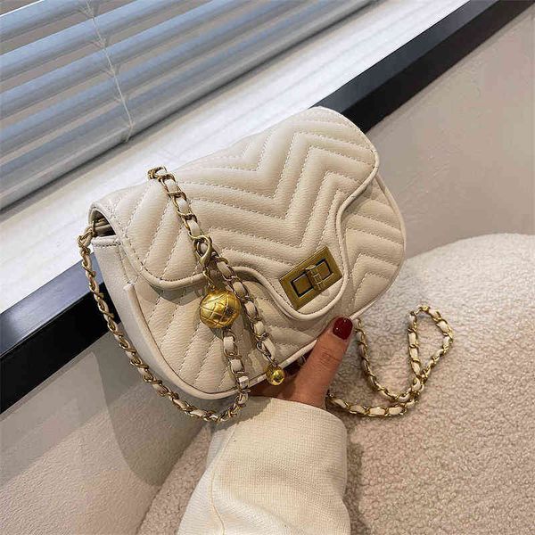 

factory online export designer bags tote popular fashion simple texture chain small square cross single shoulder