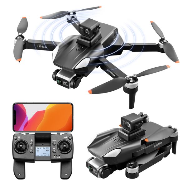 Hochwertiger 5G -Sender K90 Max GPS Drohne 4K Dual Camera 360 Grad Laser Hindernisvermeidung faltbare Mini -Lieferung Dron Quadcopter